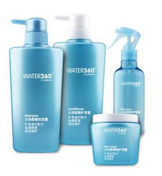 屈臣氏Water360水润柔顺洗护系列